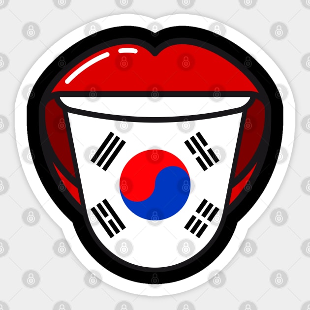 Korean Flag - South Korea Sticker by The Korean Rage